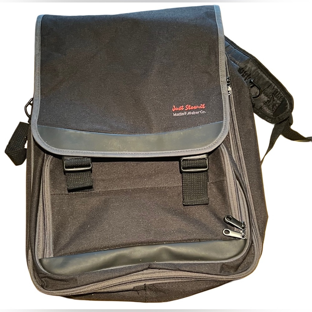 Black Just Stow It Backpack for Men
